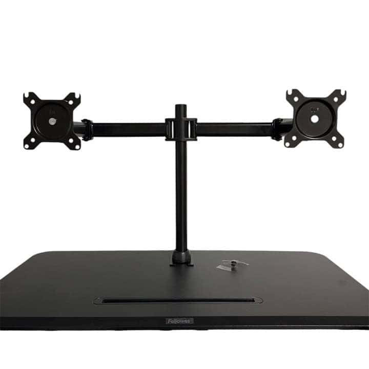 Support double pour écran avec 2 bras réglables