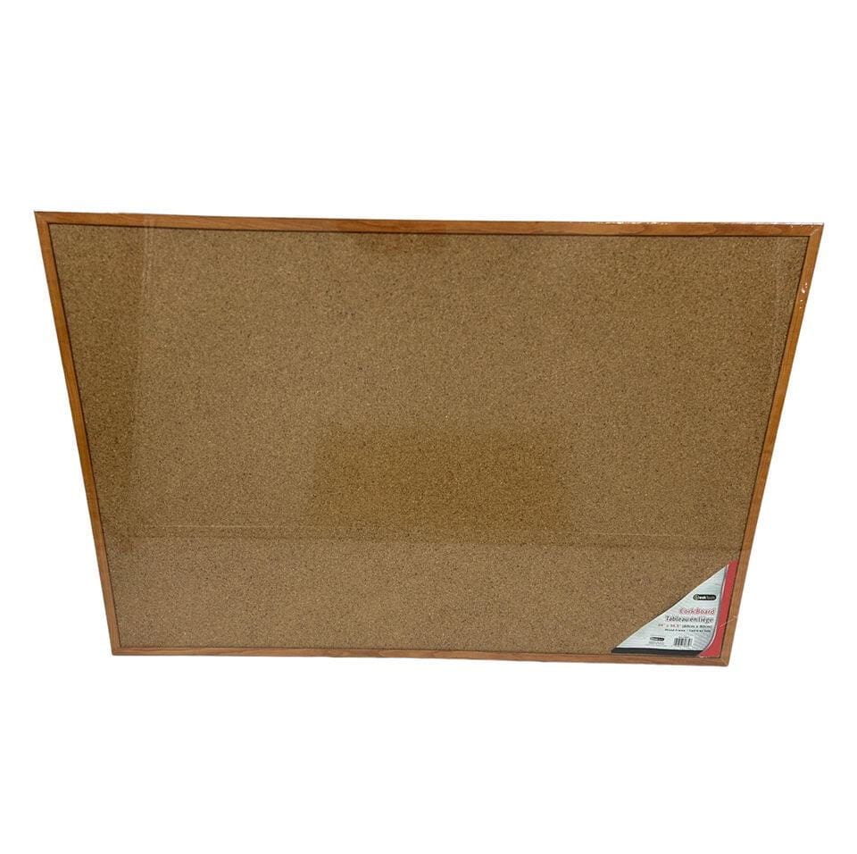 Tableau de liège avec cadre de bois 90 cm x 60 cm