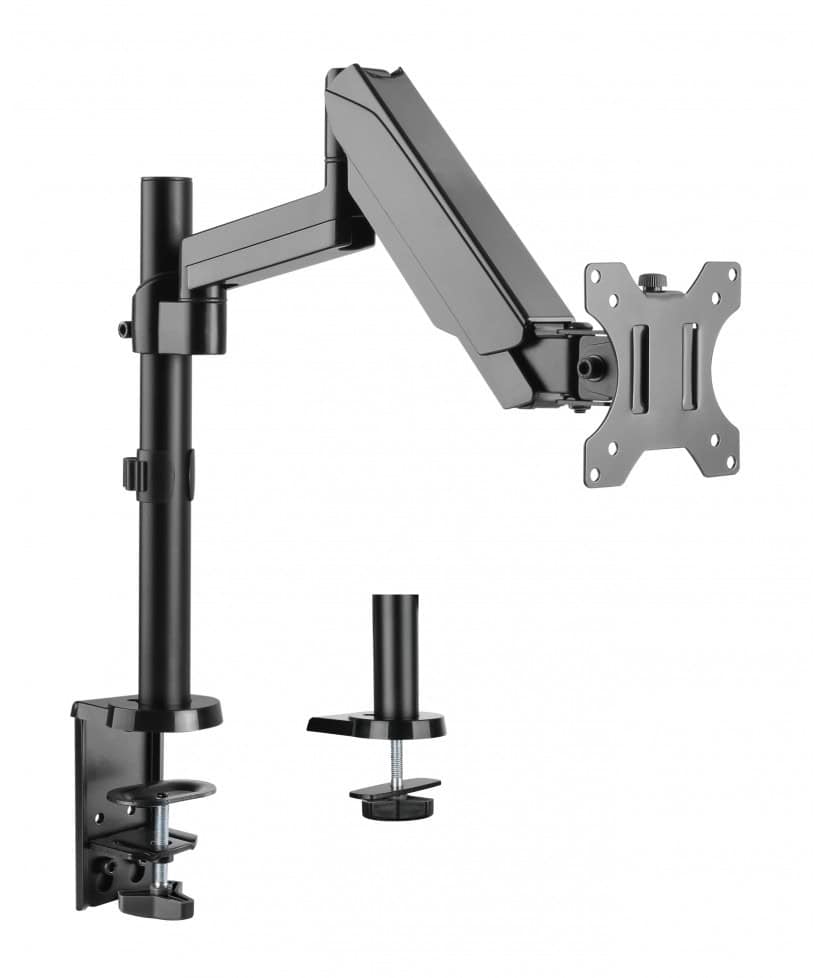Support de moniteur pour bureau avec bras ajustables et articulés